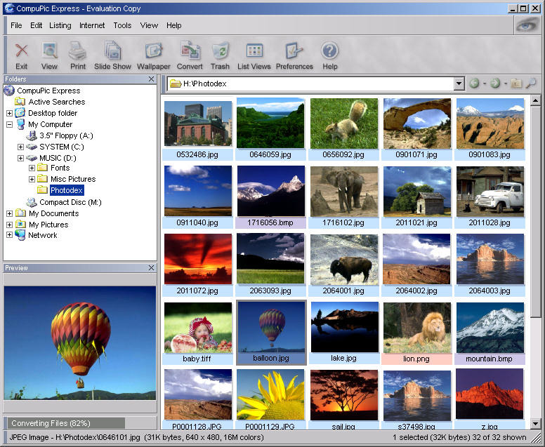 CompuPic Express Screenshot